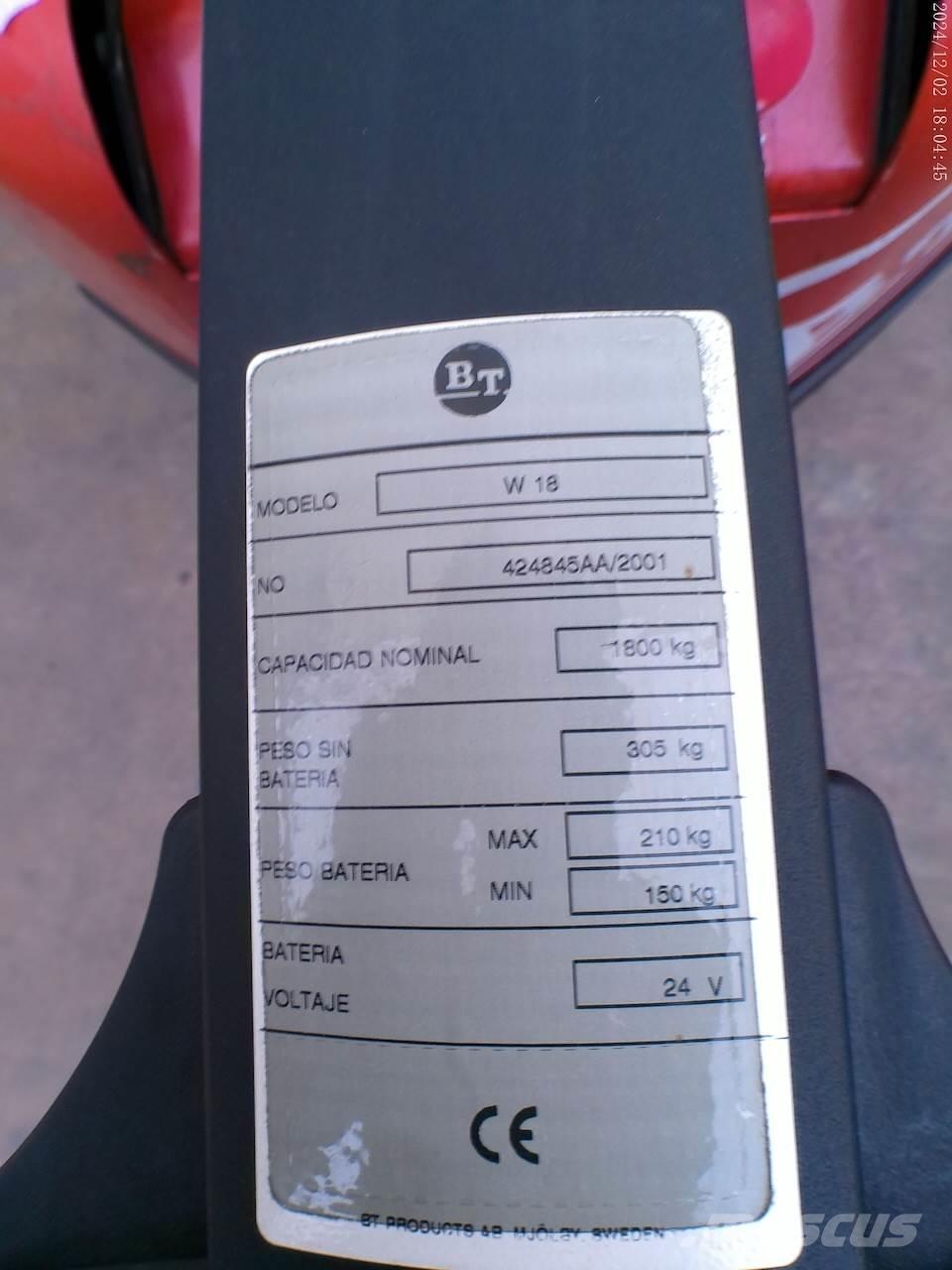 BT W 18 Düsük seviye kaldirici