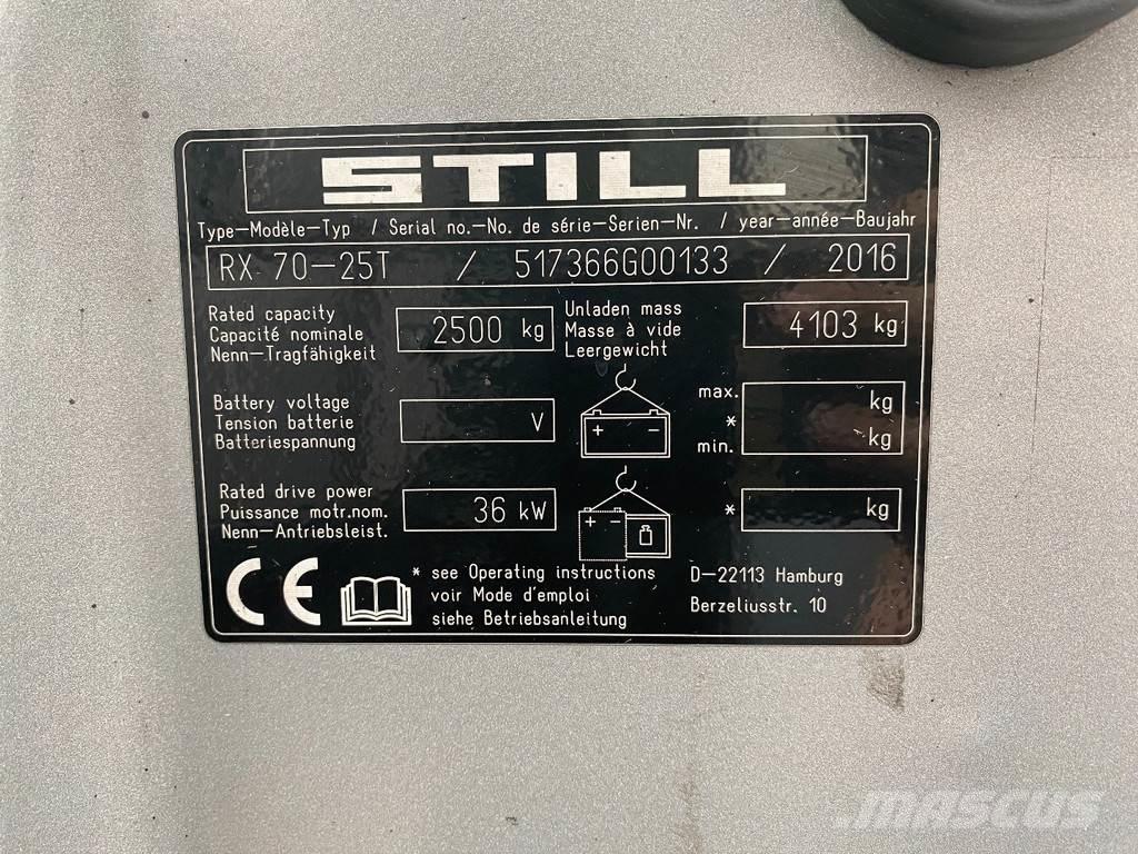 Still RX70-25T LPG'li forkliftler