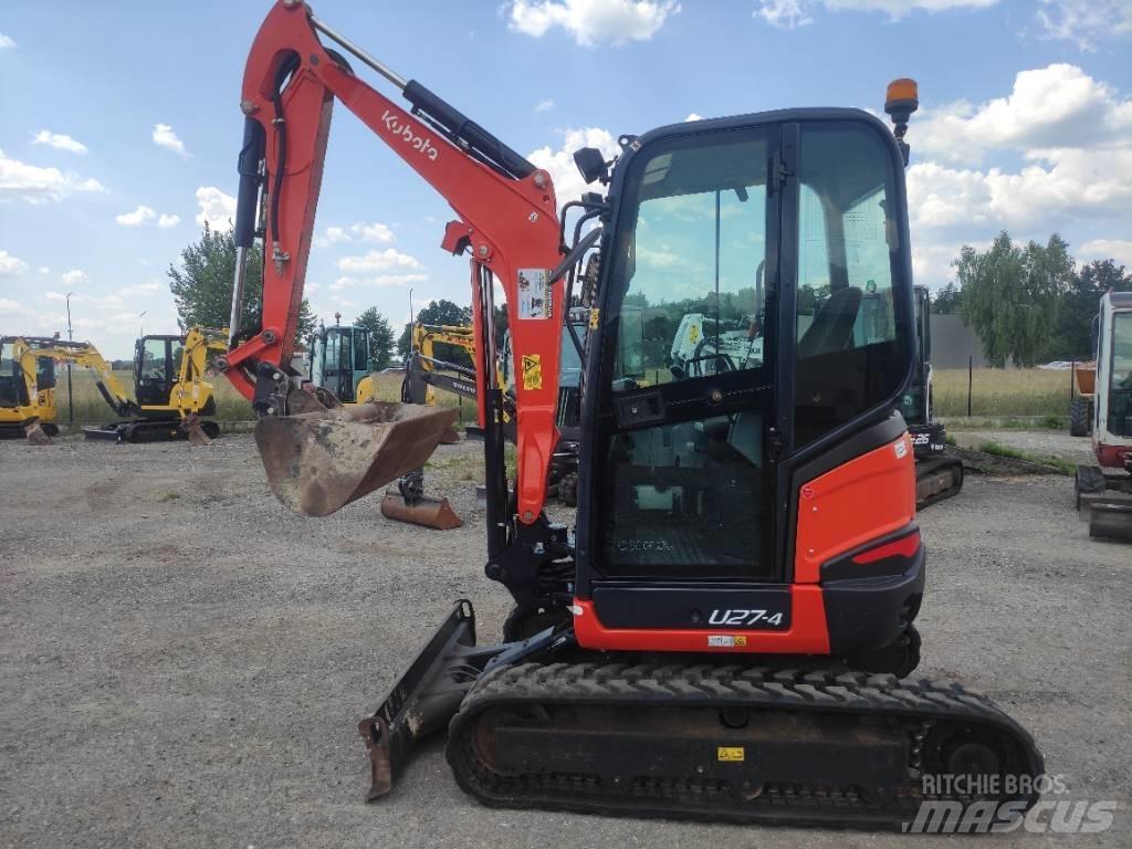 Kubota U 27-4 Mini ekskavatörler, 7 tona dek