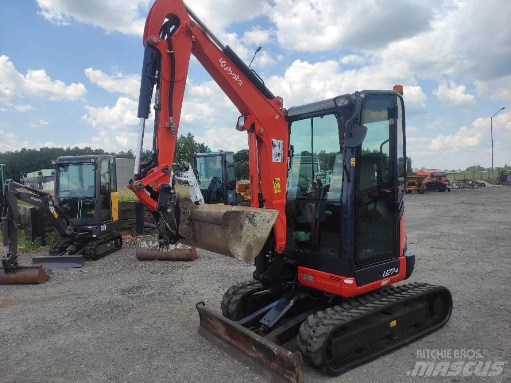 Kubota U 27-4 Mini ekskavatörler, 7 tona dek