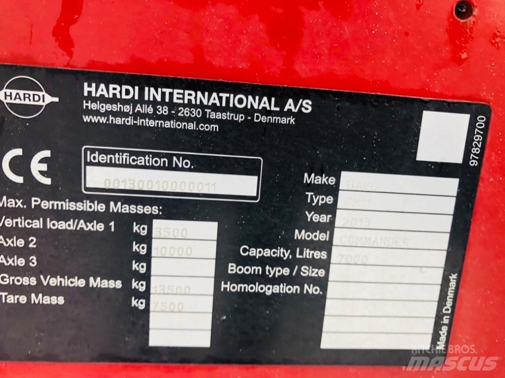 Hardi Commander 7000 Çekilir pülverizatörler