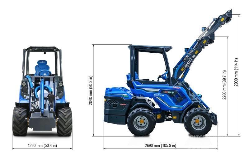 MultiOne EZ 8 Çok amaçlı yükleyiciler