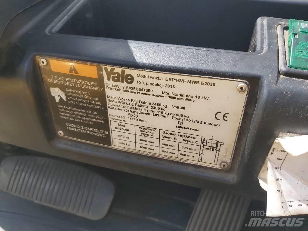 Yale ERP16VF Elektrikli forkliftler