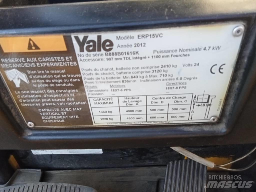 Yale ERP15VC Elektrikli forkliftler