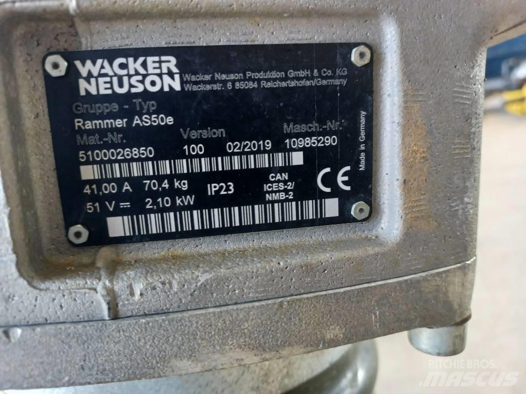 Wacker Neuson AS50 Sıkıştırma tokmakları