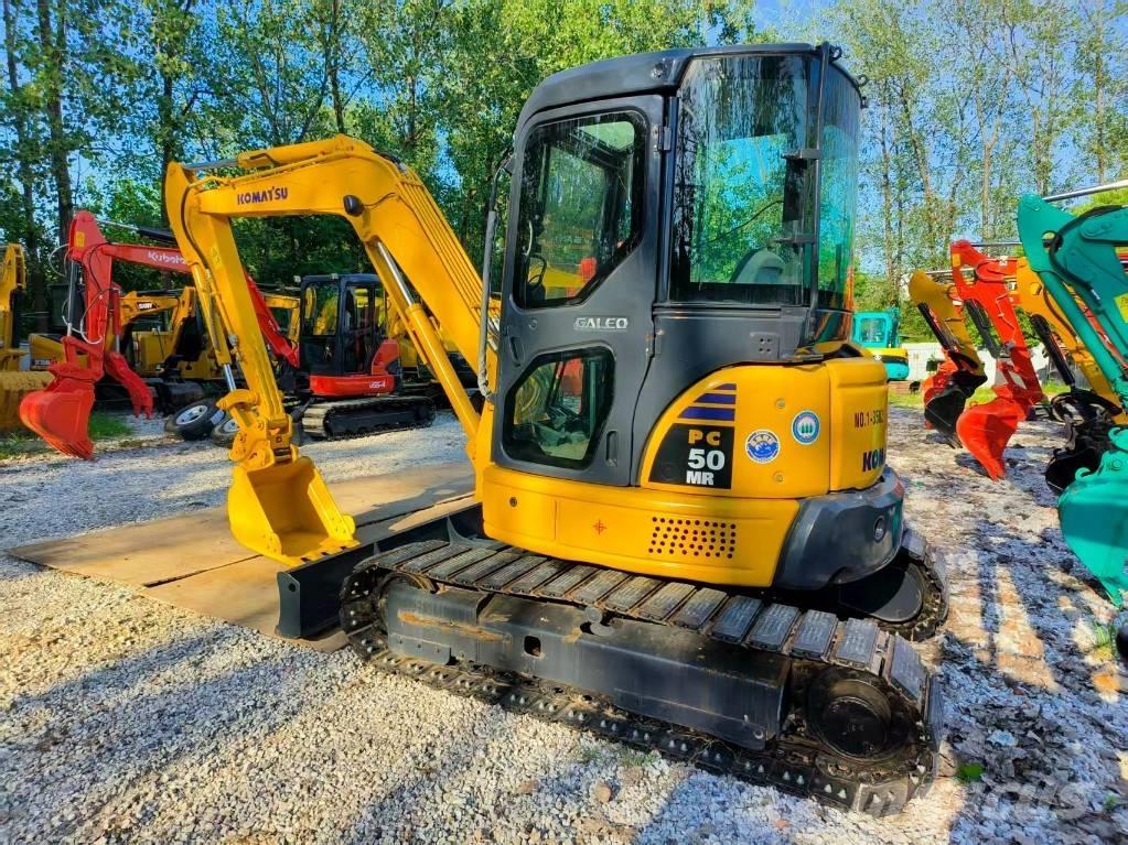 Komatsu PC 50 MR Mini ekskavatörler, 7 tona dek