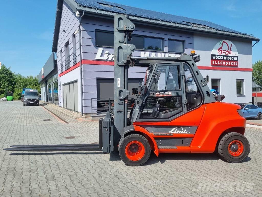 Linde H80T-01/900 LPG'li forkliftler