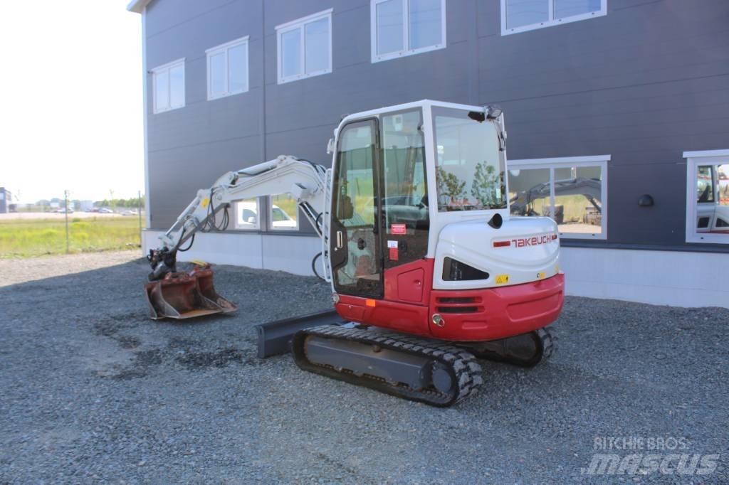 Takeuchi TB 240 Mini ekskavatörler, 7 tona dek