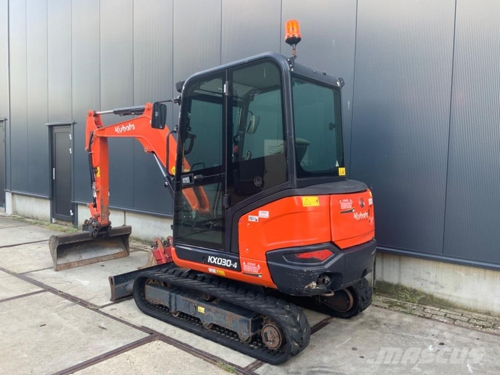 Kubota KX 030-4 Mini ekskavatörler, 7 tona dek