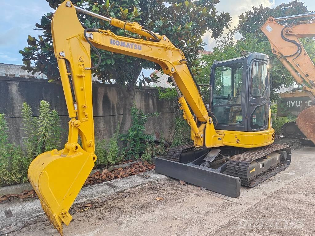Komatsu PC 55 MR Mini ekskavatörler, 7 tona dek