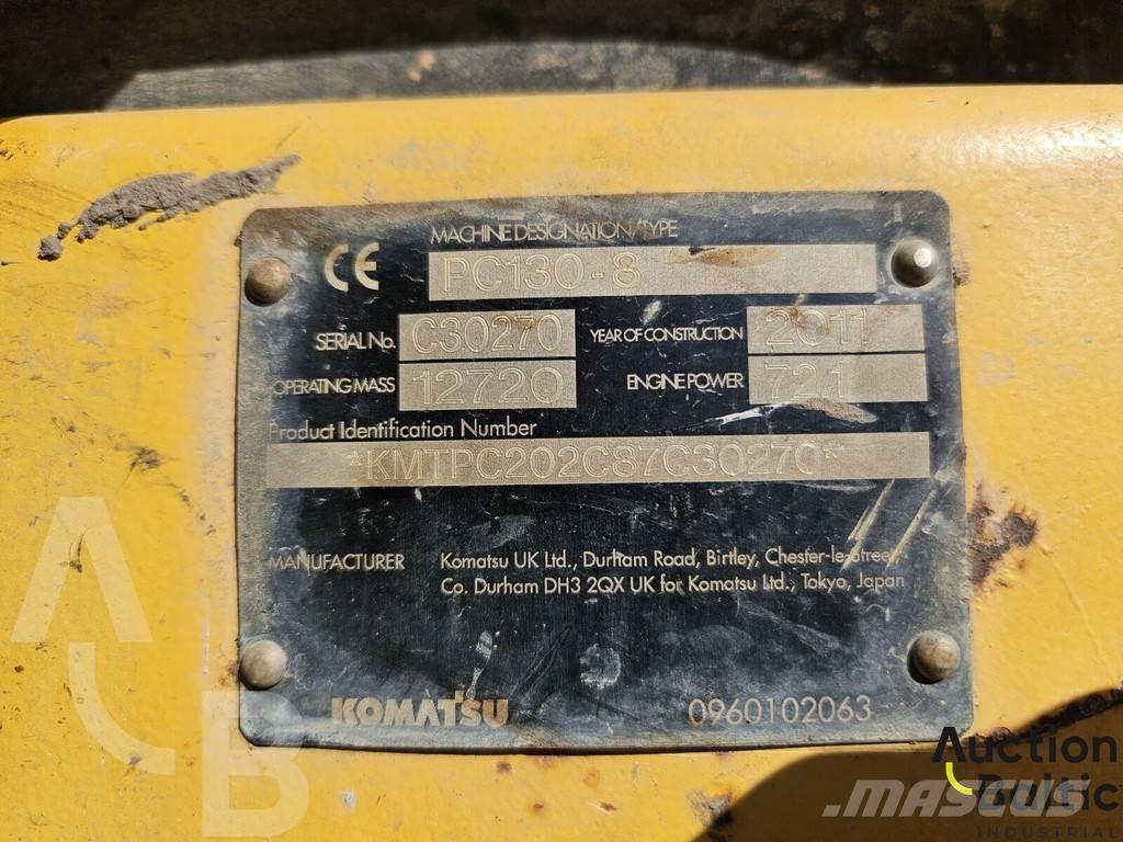 Komatsu PC130-8 Paletli ekskavatörler