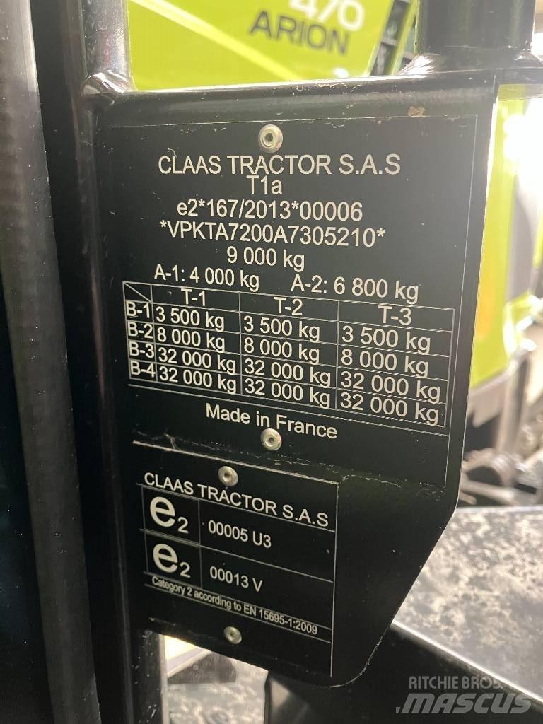 Claas Arion 470 Traktörler