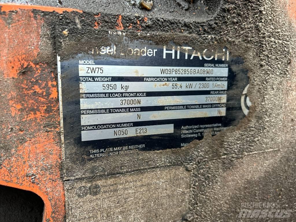 Hitachi ZW 75 Tekerlekli yükleyiciler