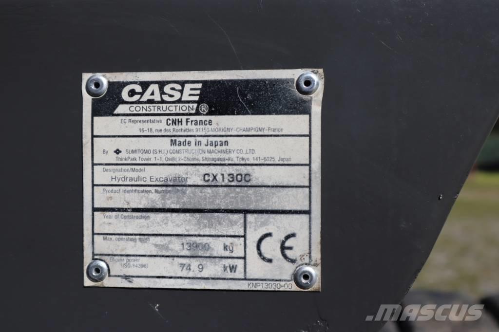 CASE CX130C Paletli ekskavatörler