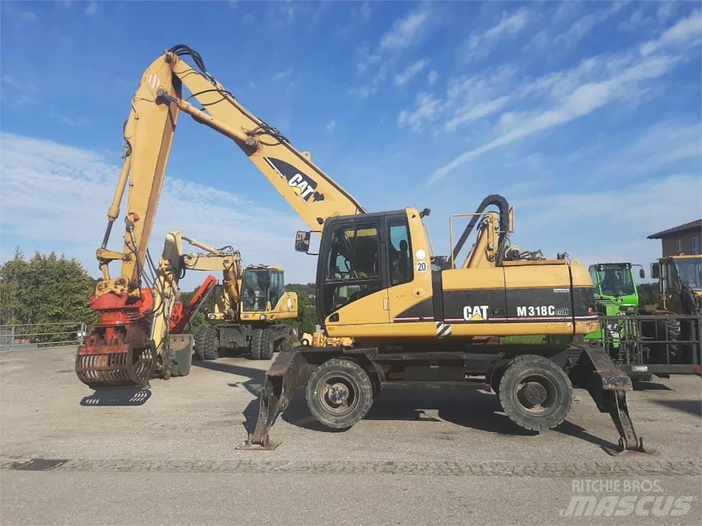 CAT M318C MH Lastik tekerli ekskavatörler