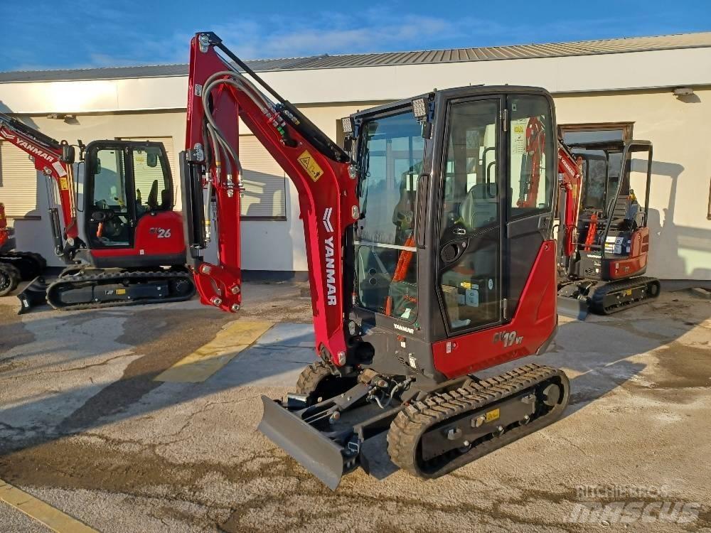 Yanmar SV19 Mini ekskavatörler, 7 tona dek