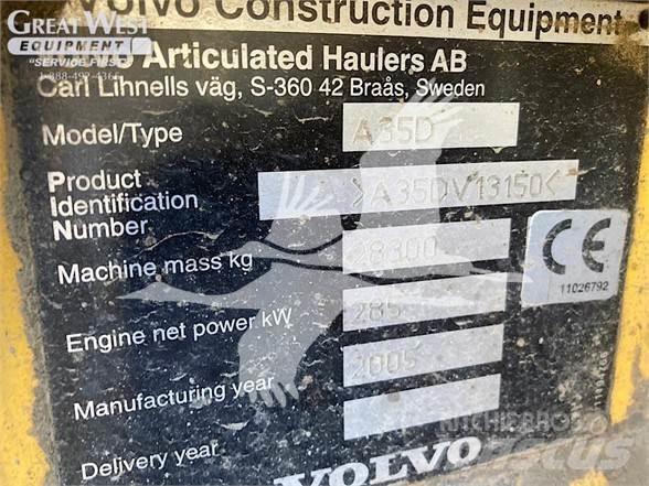 Volvo A35D Belden kirma kaya kamyonu