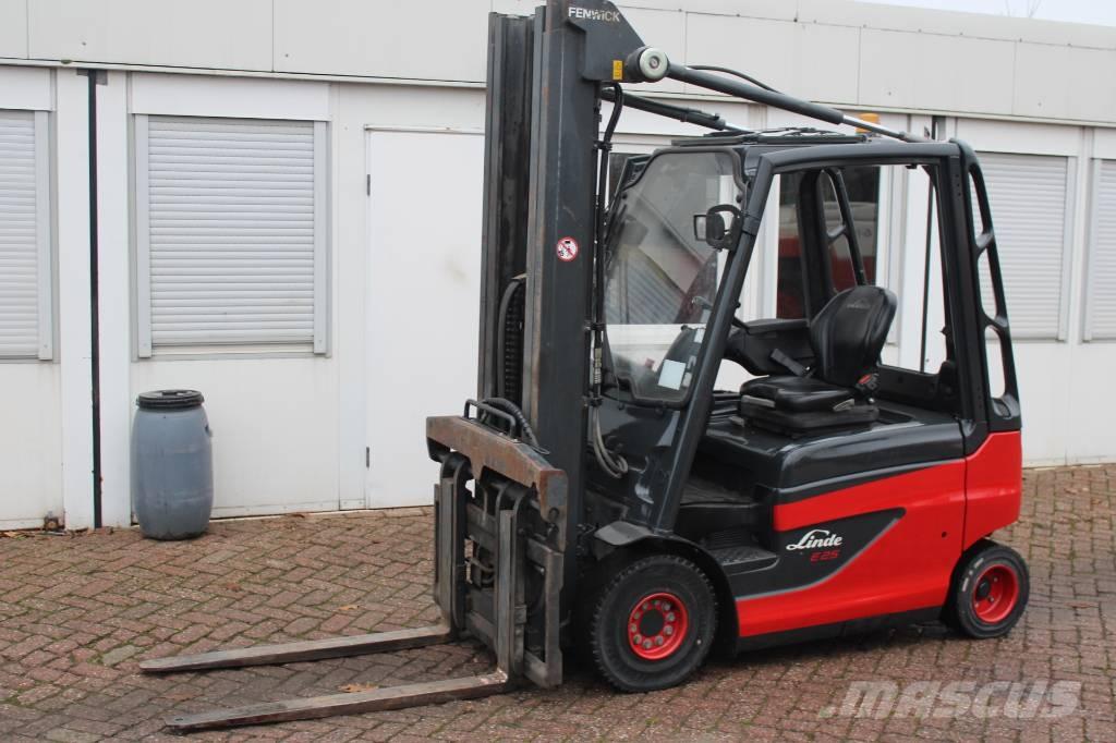 Linde E 25-01 Elektrikli forkliftler