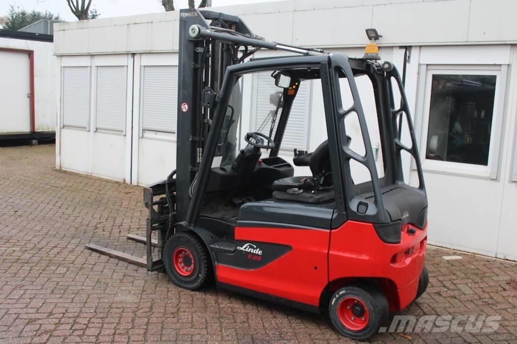 Linde E 25-01 Elektrikli forkliftler