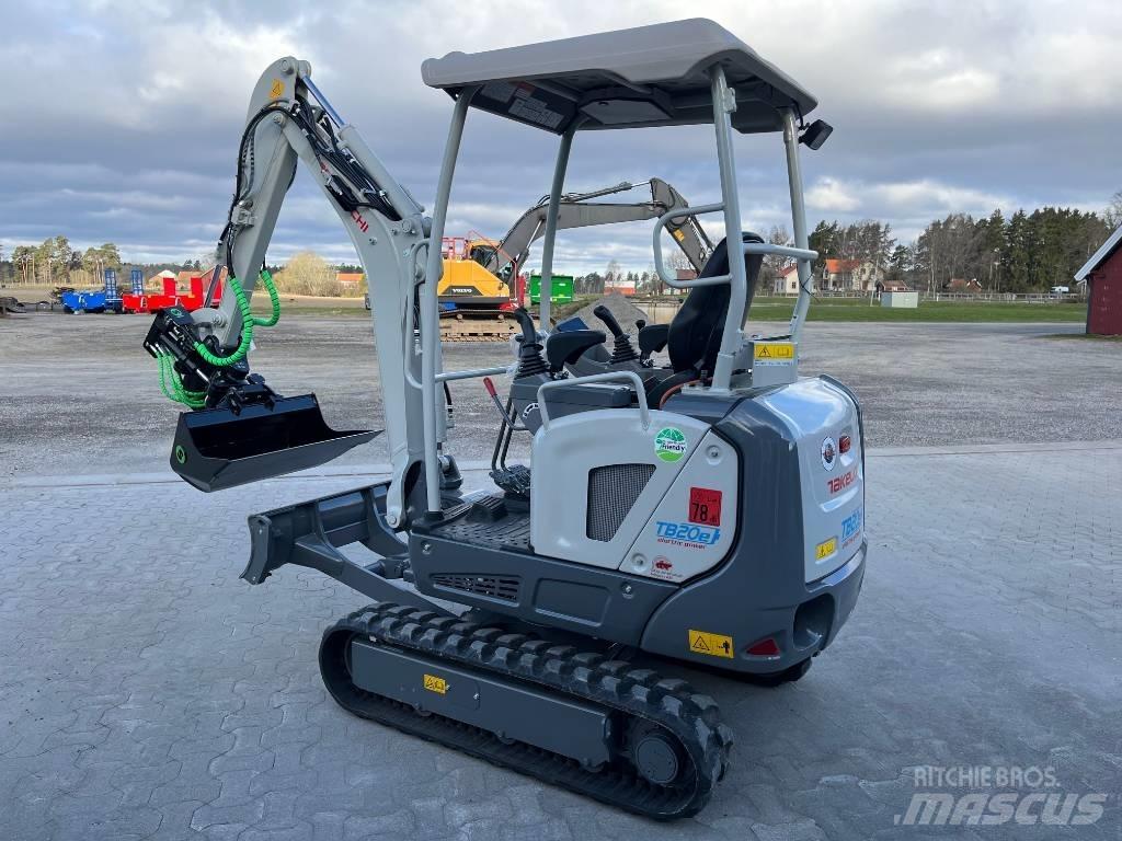 Takeuchi TB20E Mini ekskavatörler, 7 tona dek
