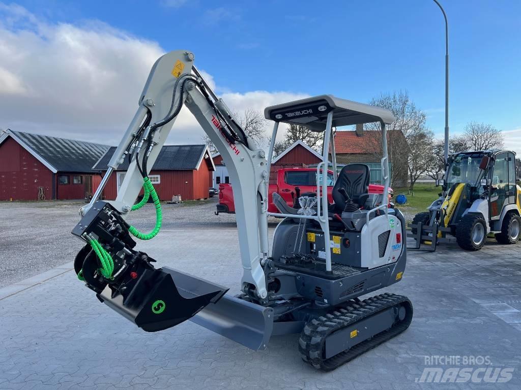 Takeuchi TB20E Mini ekskavatörler, 7 tona dek