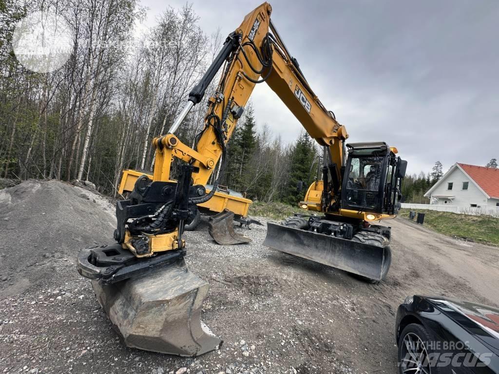 JCB JS 145 W Lastik tekerli ekskavatörler