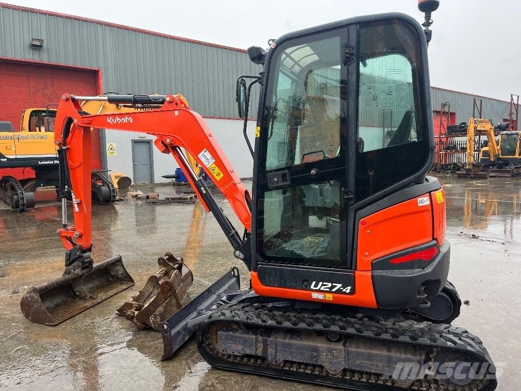 Kubota U 27-4 Mini ekskavatörler, 7 tona dek