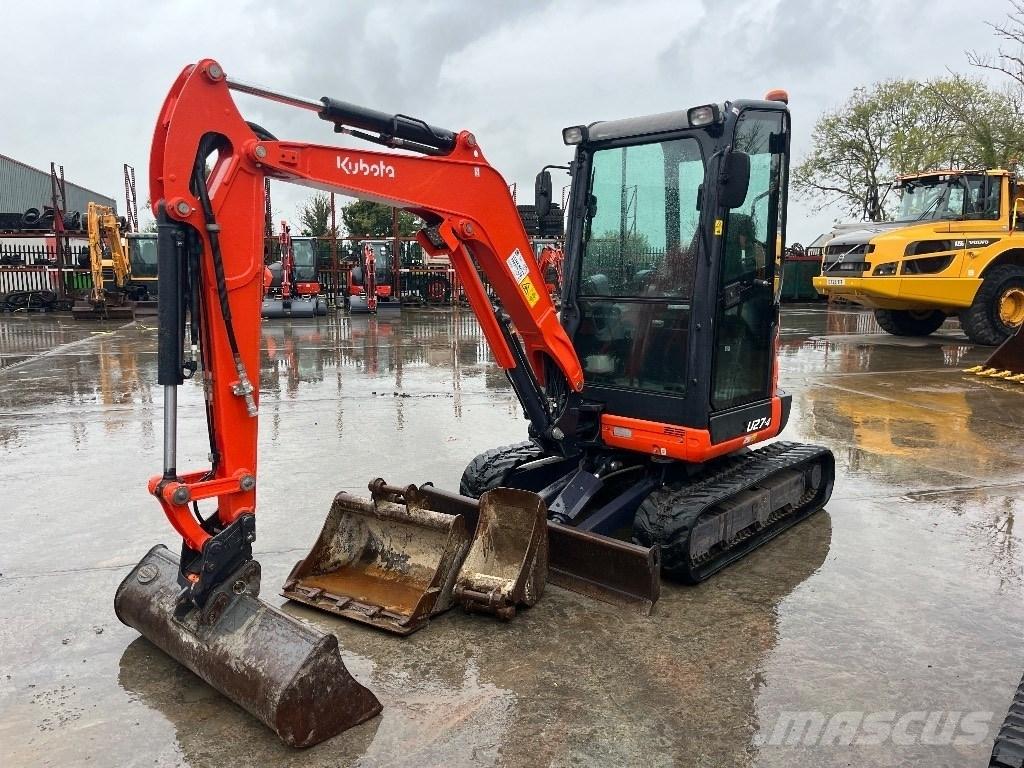 Kubota U 27-4 Mini ekskavatörler, 7 tona dek