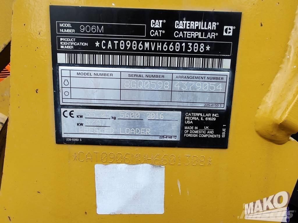CAT 906 Tekerlekli yükleyiciler