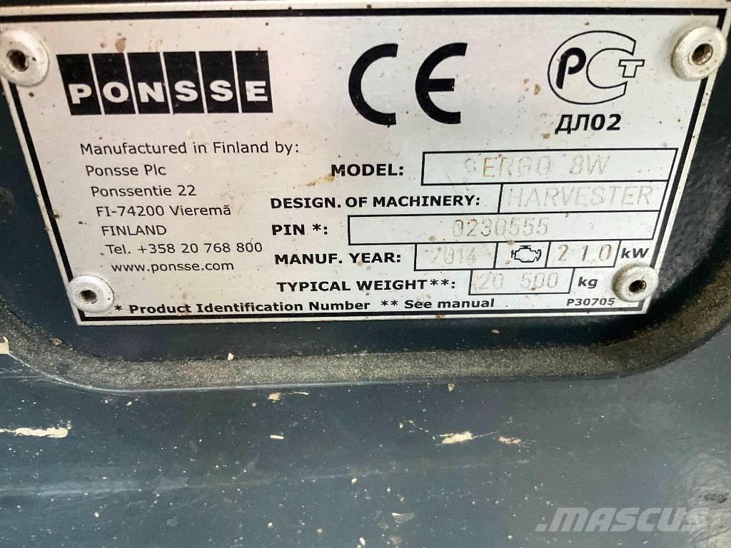Ponsse Ergo 8W Biçerdöverler