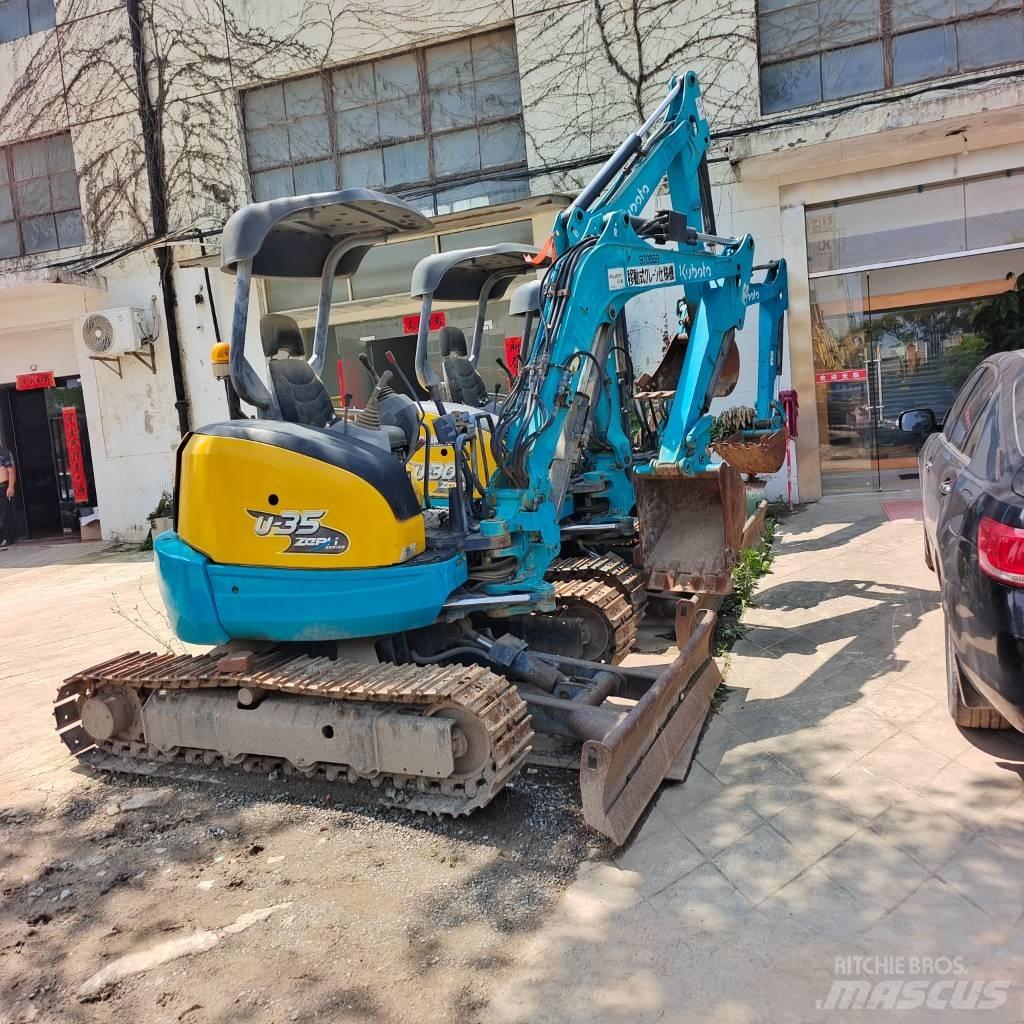 Kubota U-35 Mini ekskavatörler, 7 tona dek