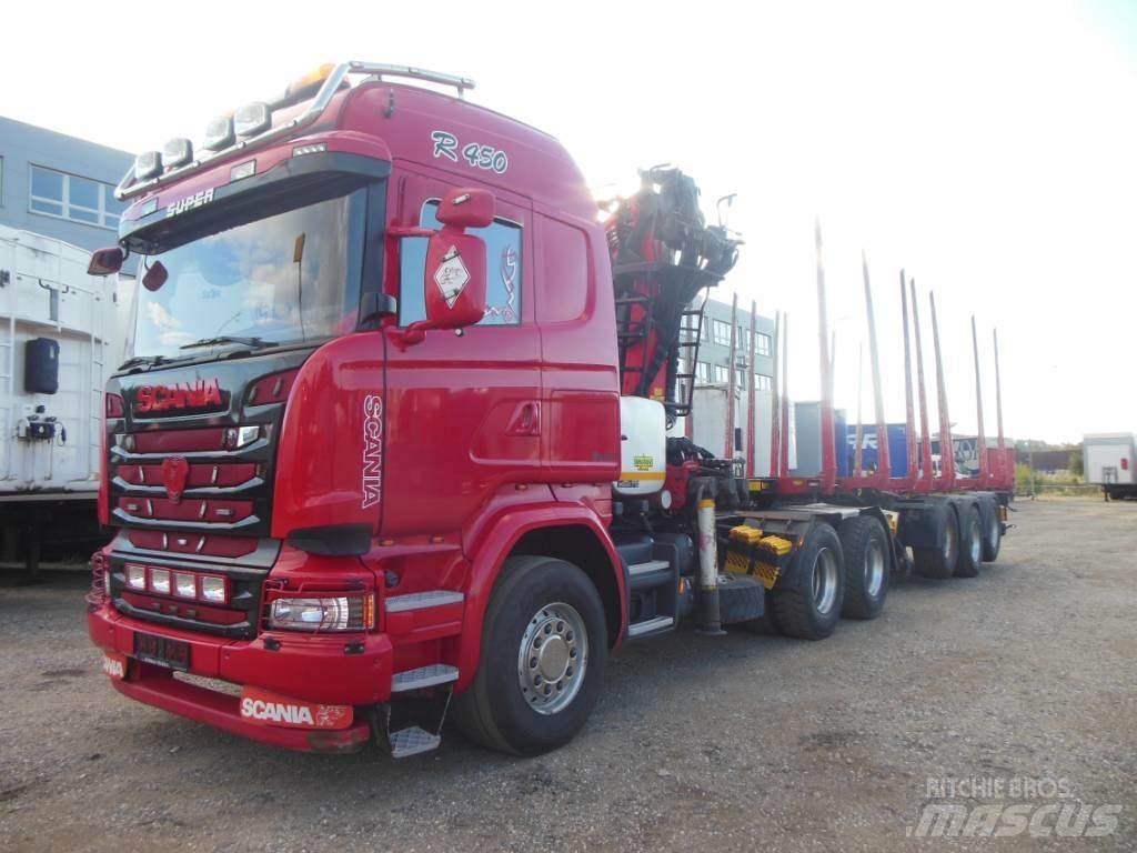 Scania R 450 Tomruk kamyonlari
