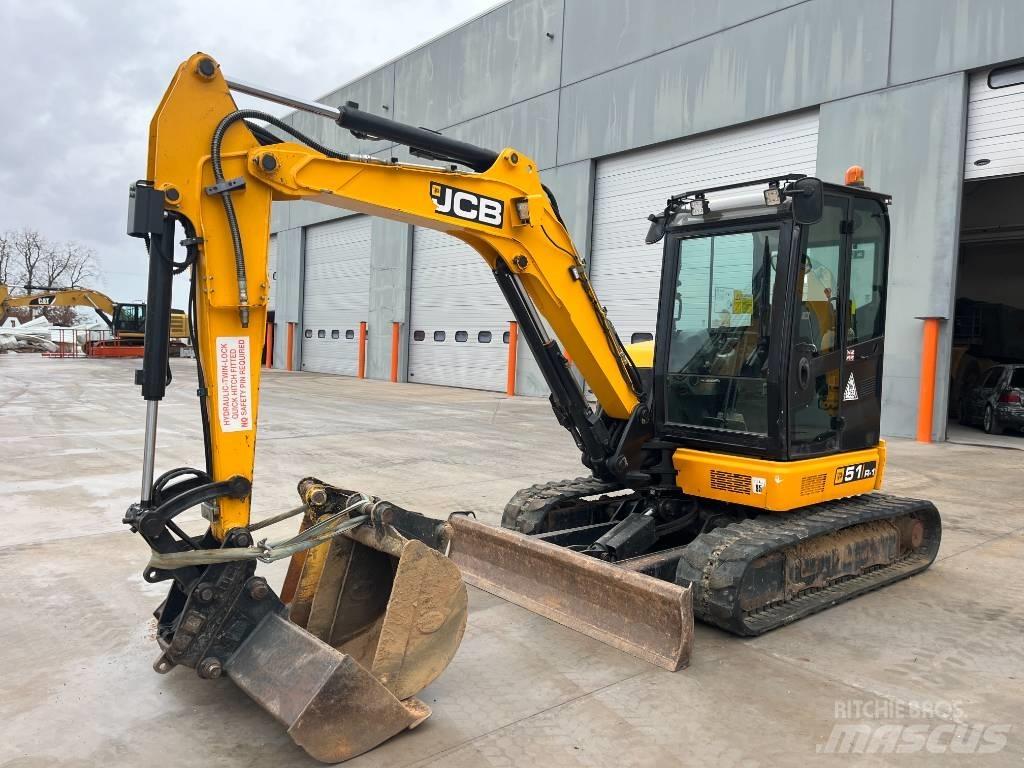 JCB 51 R-1 Mini ekskavatörler, 7 tona dek