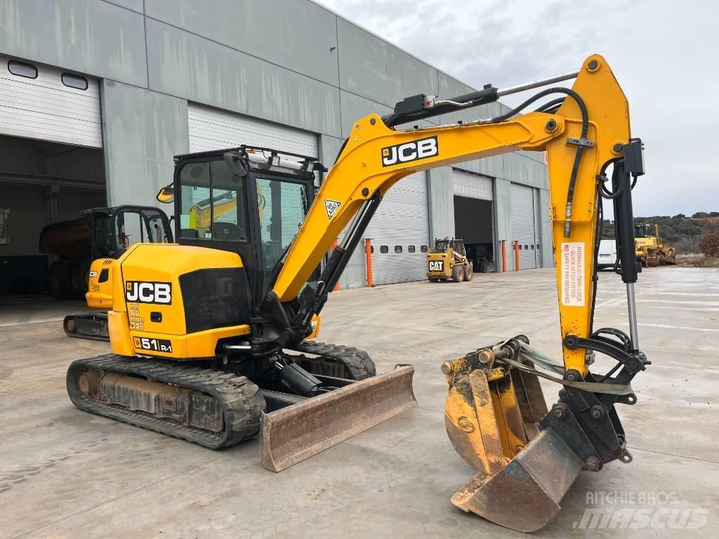 JCB 51 R-1 Mini ekskavatörler, 7 tona dek