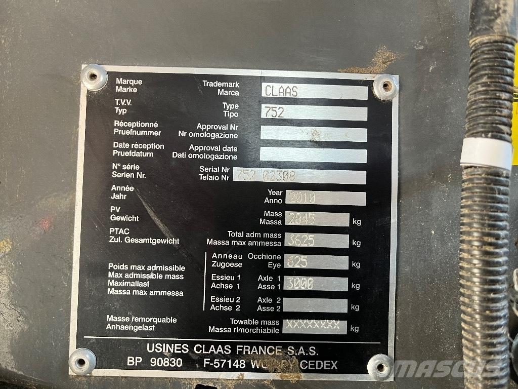 CLAAS Variant 380 Rulo balya makinalari