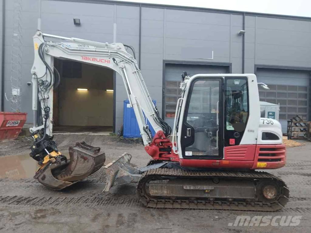 Takeuchi TB 290 Midi ekskavatörler 7 - 12 t