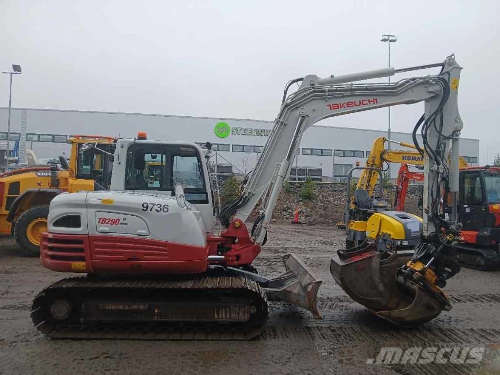 Takeuchi TB 290 Midi ekskavatörler 7 - 12 t