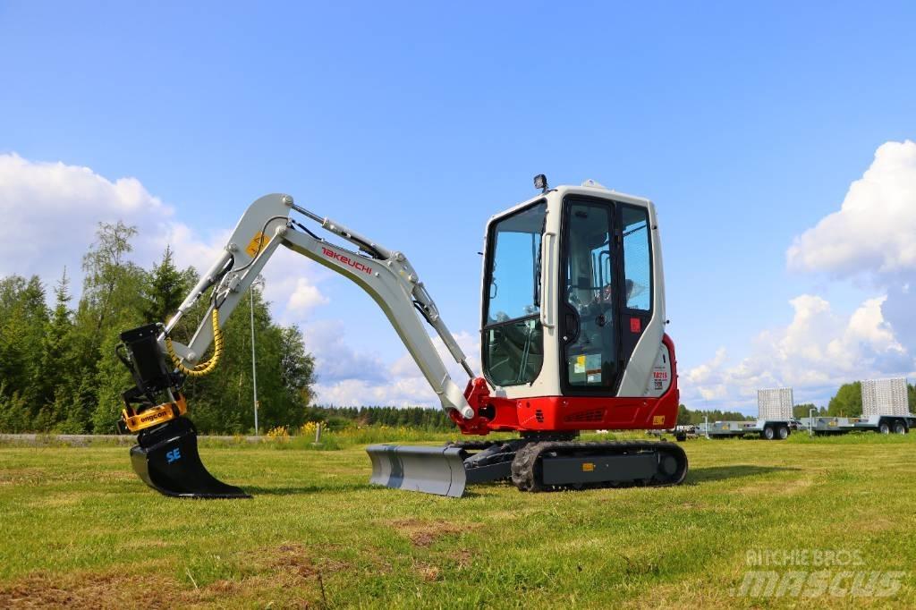 Takeuchi TB216 Mini ekskavatörler, 7 tona dek