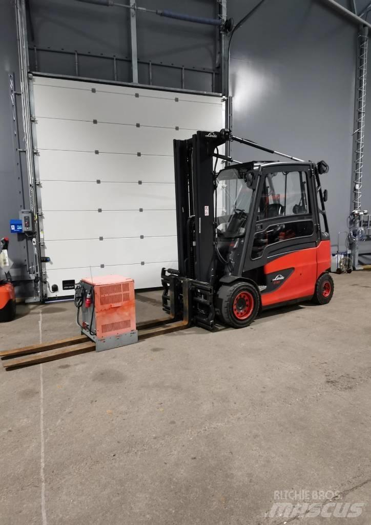 Linde E50HL-01 Elektrikli forkliftler