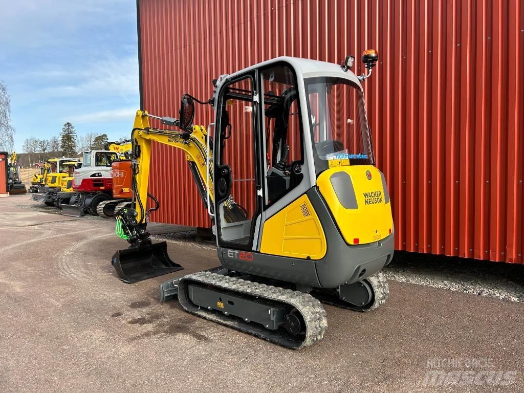Wacker Neuson ET20 Mini ekskavatörler, 7 tona dek