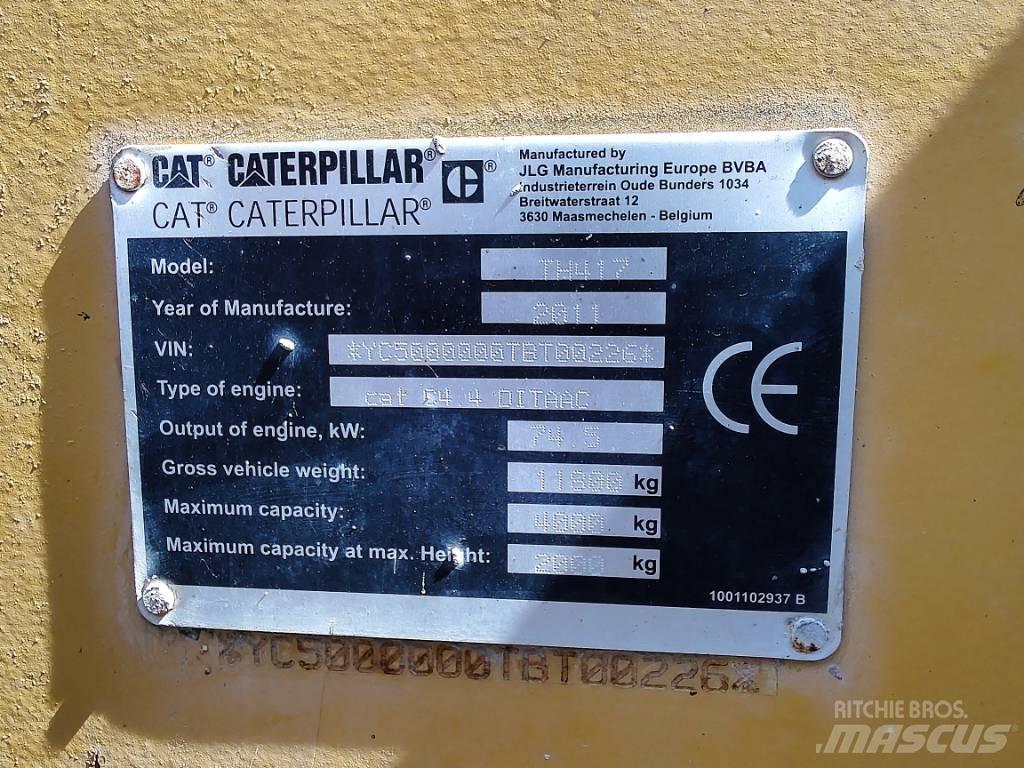 CAT TH 417 Teleskopik yükleyiciler