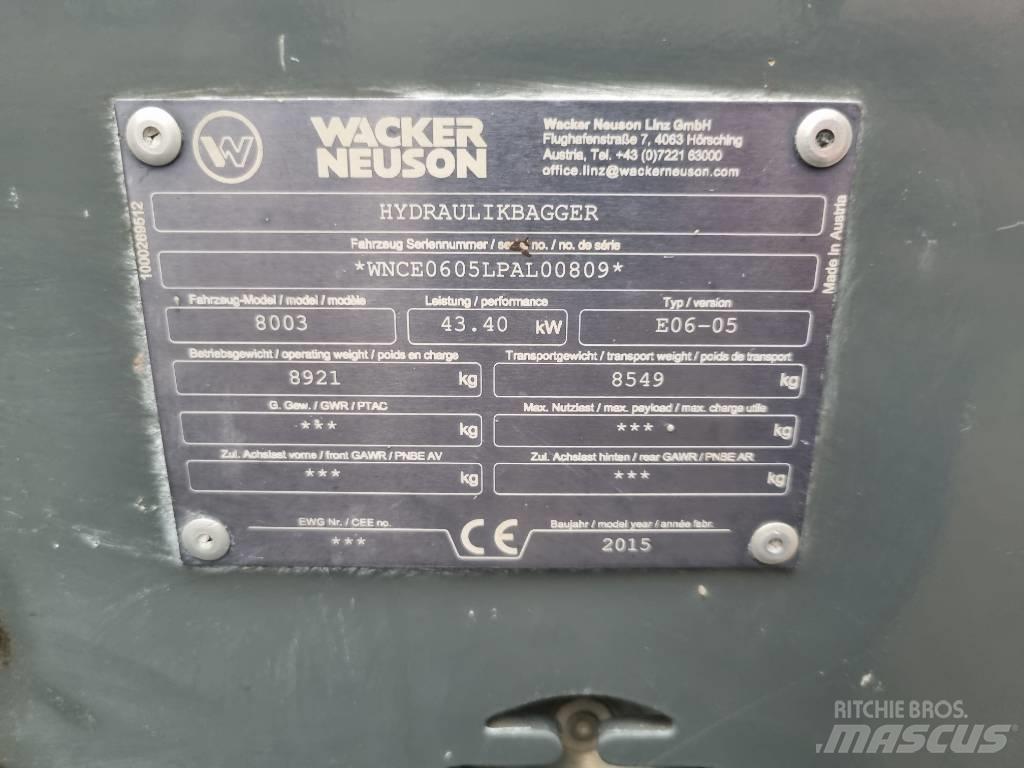 Wacker Neuson 8003 Midi ekskavatörler 7 - 12 t