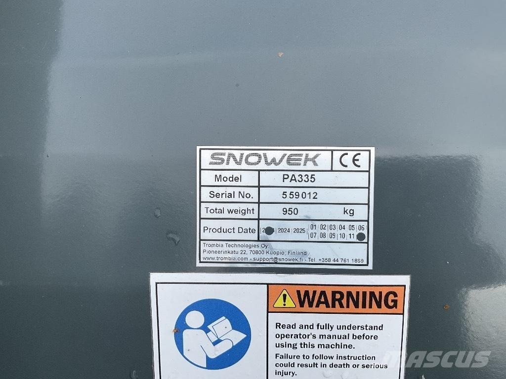 Snowek PA335 Kar küreme biçaklari
