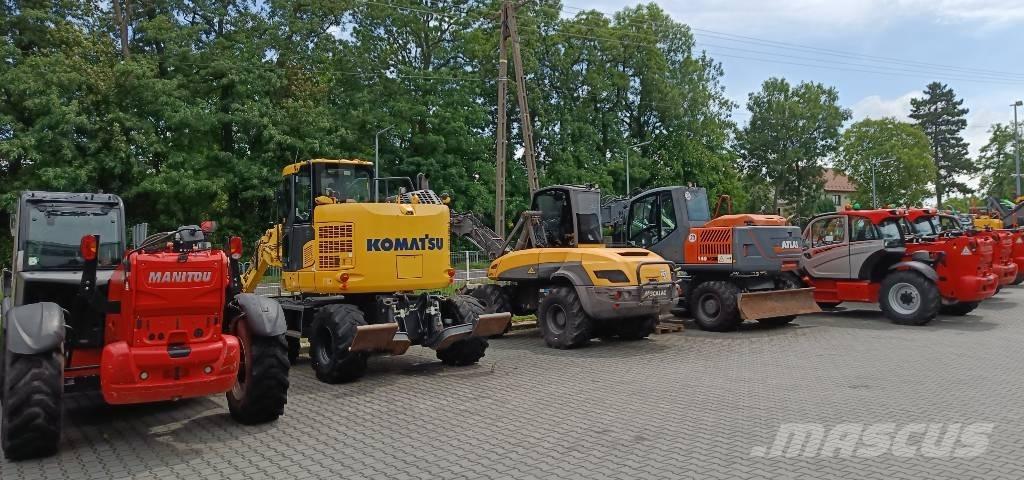Atlas 140 W Lastik tekerli ekskavatörler