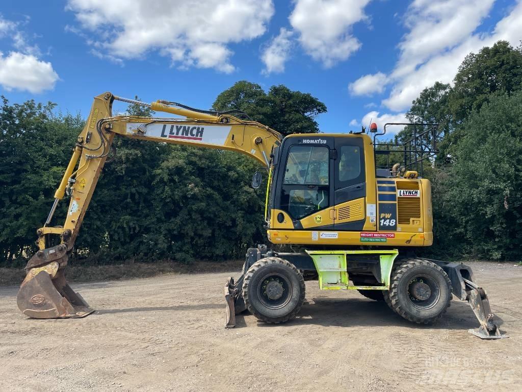 Komatsu PW 148-11 Lastik tekerli ekskavatörler
