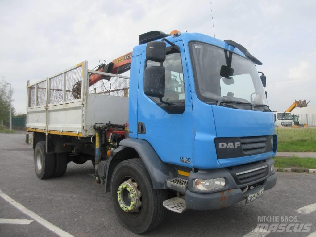 DAF 55.220 Araç üzeri vinçler