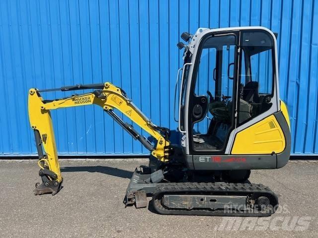 Wacker Neuson ET 18 Paletli ekskavatörler