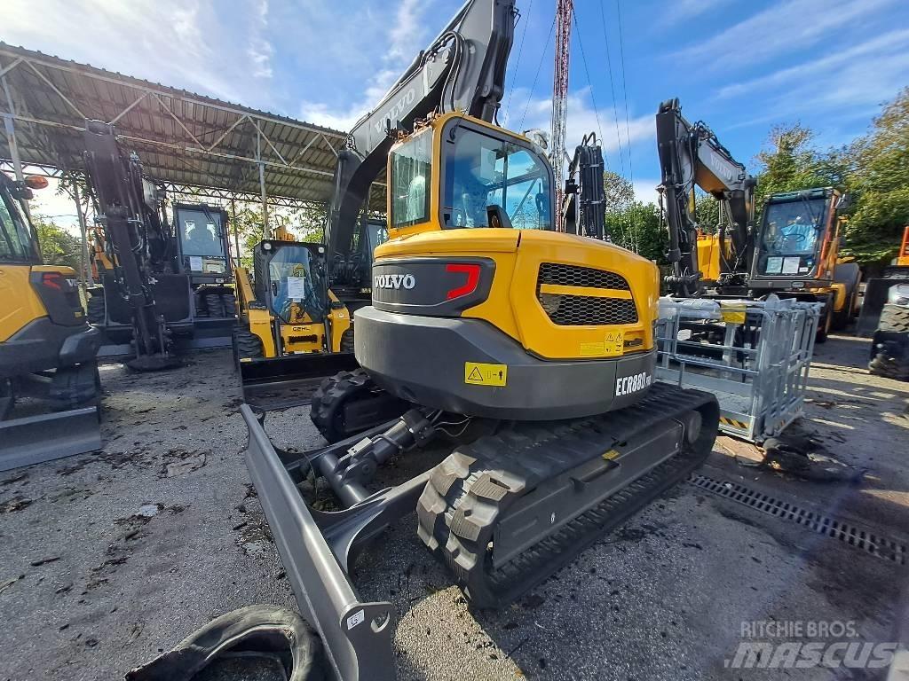 Volvo ECR88D Mini ekskavatörler, 7 tona dek