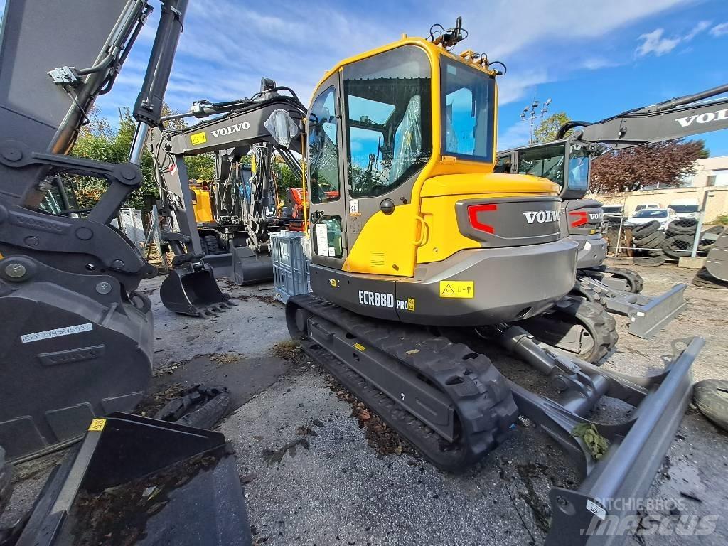 Volvo ECR88D Mini ekskavatörler, 7 tona dek