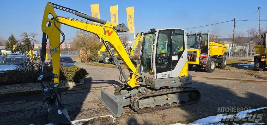 Wacker Neuson ET 58 Paletli ekskavatörler